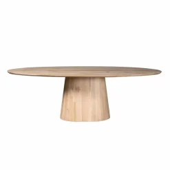 StarFurn Eettafel Ovaal Naturel Hout - 210x110x76cm - Riga