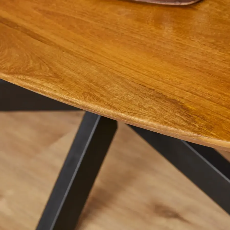 StarFurn Eettafel Ovaal Naturel Mangohout - 300x110x76cm - Brandy