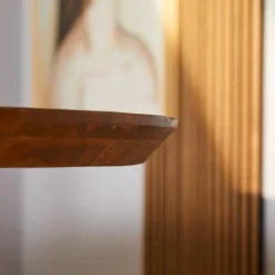 StarFurn Eettafel Ovaal Naturel Mangohout - 210x100x76cm - Brandy