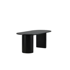 Fjôrd Eettafel Ovaal Zwart 200cm - Fineer - Scandinavisch