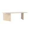 Rechthoekige Eettafels-Fjôrd Eettafel Rechthoek - Beige MDF - 240x100x75cm - Skagen