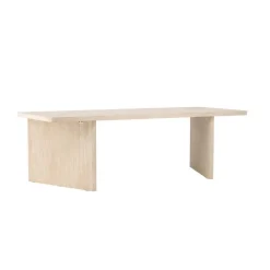 Rechthoekige Eettafels-Fjôrd Eettafel Rechthoek - Beige MDF - 240x100x75cm - Skagen