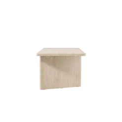 Rechthoekige Eettafels-Fjôrd Eettafel Rechthoek - Beige MDF - 240x100x75cm - Skagen