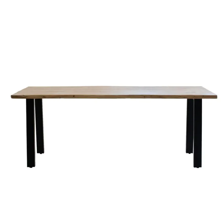 Giga Meubel Eettafel Rechthoek 240cm - Naturel Boomstamtafel - Lars