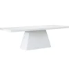 Rechthoekige Eettafels-Giga Meubel Eettafel Rechthoek 300cm - Wit Eco Composiet - Acryl Coating - Avia