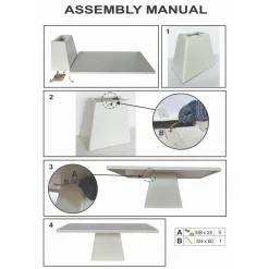 Rechthoekige Eettafels-Giga Meubel Eettafel Rechthoek 300cm - Wit Eco Composiet - Acryl Coating - Avia
