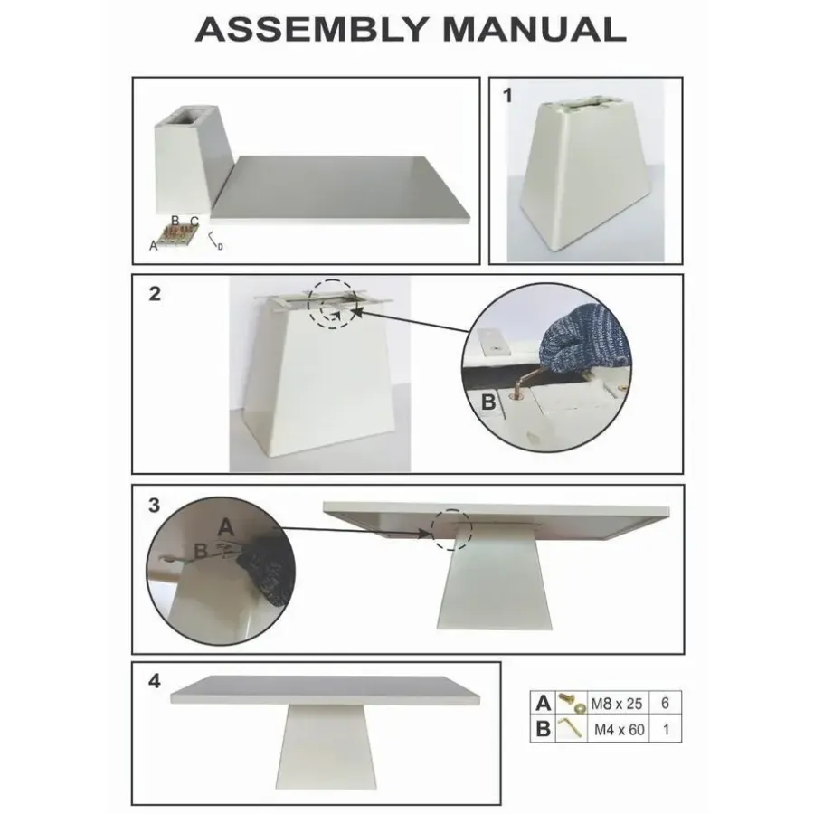 Rechthoekige Eettafels-Giga Meubel Eettafel Rechthoek 300cm - Wit Eco Composiet - Acryl Coating - Avia