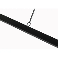 Livingfurn Eettafel Rechthoek 160cm - Zwart Mangohout - 2-4 personen - Norris
