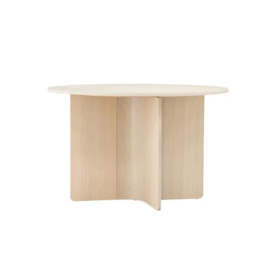 Fjôrd Eettafel Rond - Naturel - 120x120x76cm - Tyresö