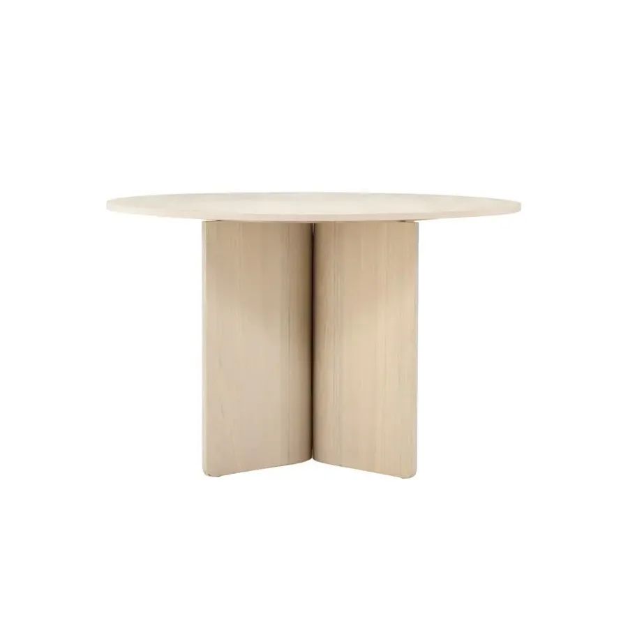 Fjôrd Eettafel Rond - Naturel - 120x120x76cm - Tyresö
