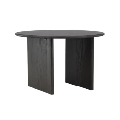 Fjôrd Eettafel Rond - Zwart MDF - 120x120x75cm - Björholmen