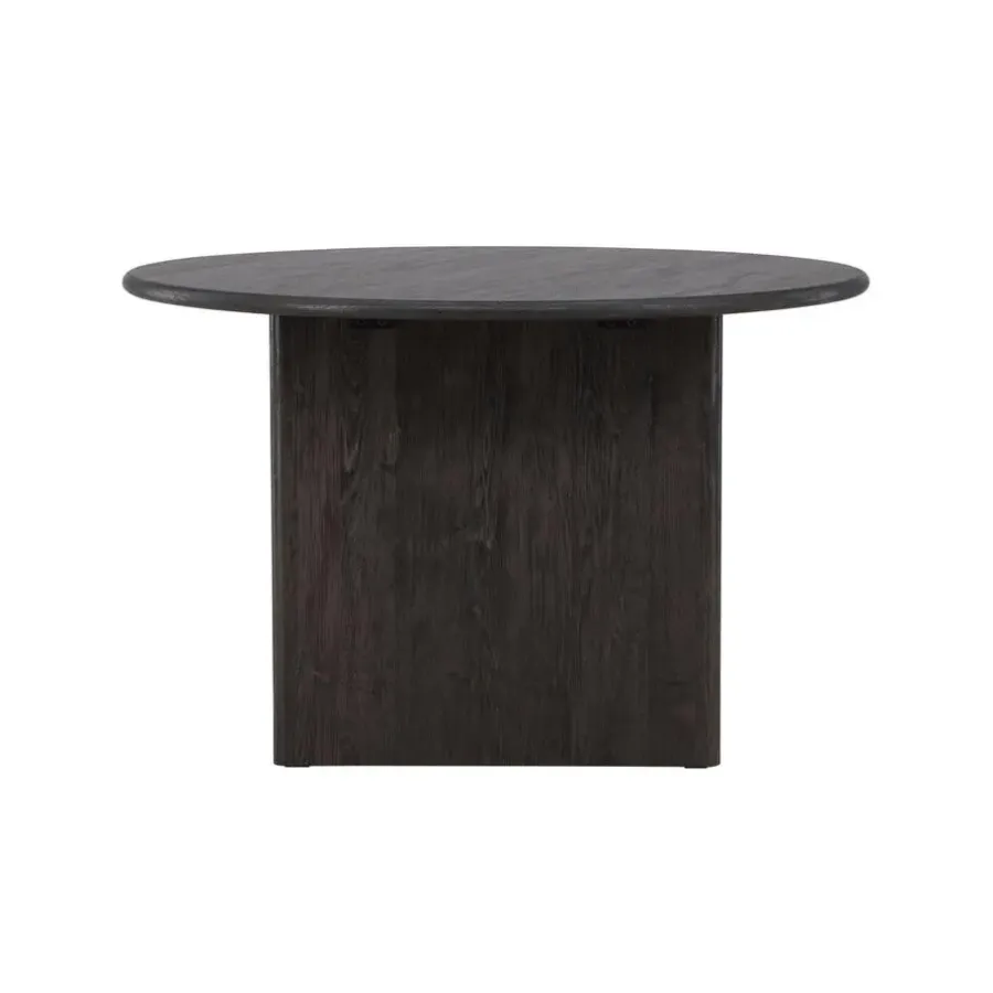 Fjôrd Eettafel Rond - Zwart MDF - 120x120x75cm - Björholmen
