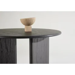 Fjôrd Eettafel Rond - Zwart MDF - 120x120x75cm - Björholmen