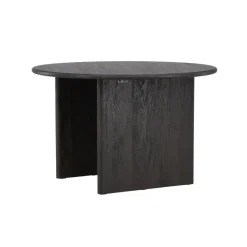 Fjôrd Eettafel Rond - Zwart MDF - 120x120x75cm - Björholmen