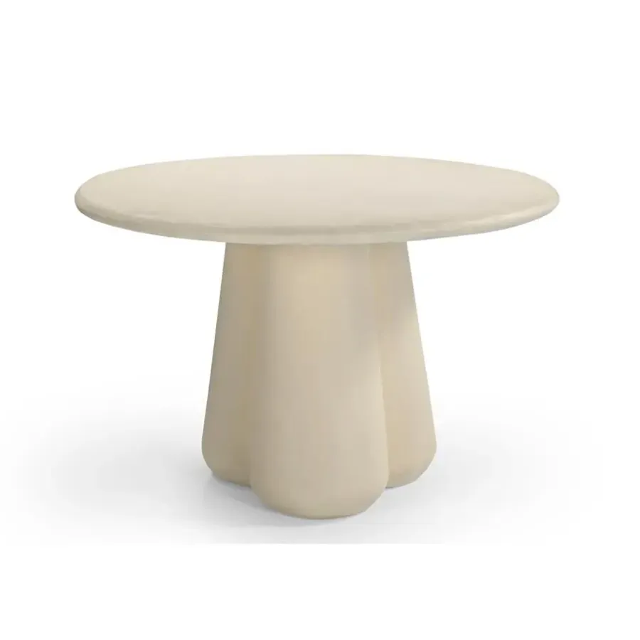 Ronde Eettafels-Giga Meubel Eettafel Rond Ø120cm - Betonlook - Eettafel Boaz
