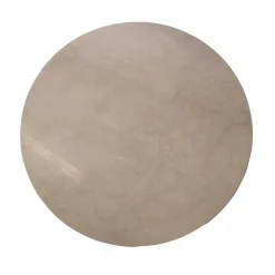 Giga Meubel Eettafel Rond Ø150cm - Donkerbruin Marmer/Mangohout - Faiza