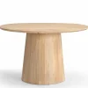 Ronde Eettafels-Giga Meubel Eettafel Rond 120cm - Naturel Mangohout - 2-4 Personen
