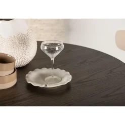 Ronde Eettafels-Fjôrd Eettafel Rond Walnoot 110cm - Fineer - Scandinavisch - Tafel Olivia