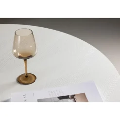 Fjôrd Eettafel Rond Wit 110cm - Fineer - Scandinavisch - Tafel Härön