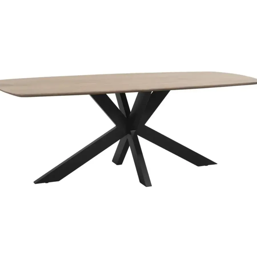 Leen Bakker Eettafel Trevora ovaal - mangohout - 190x100 cm