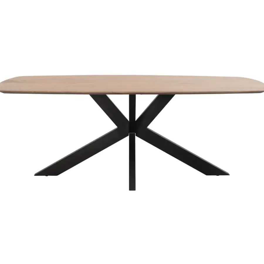 Leen Bakker Eettafel Trevora ovaal - mangohout - 190x100 cm