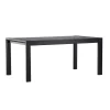 Fjôrd Eettafel Uitschuifbaar - Zwart Eikenhout - 170x95x75cm - Slider