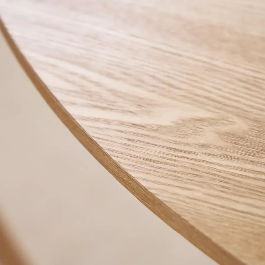 Houten Eettafels-Nordlys Eettafel voor 6 personen Rond Hout