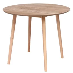 Houten Eettafels|Ronde Eettafels-Nordlys Eettafel voor 4 personen van massief grenen D90