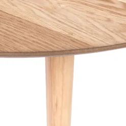 Houten Eettafels|Ronde Eettafels-Nordlys Eettafel voor 4 personen van massief grenen D90