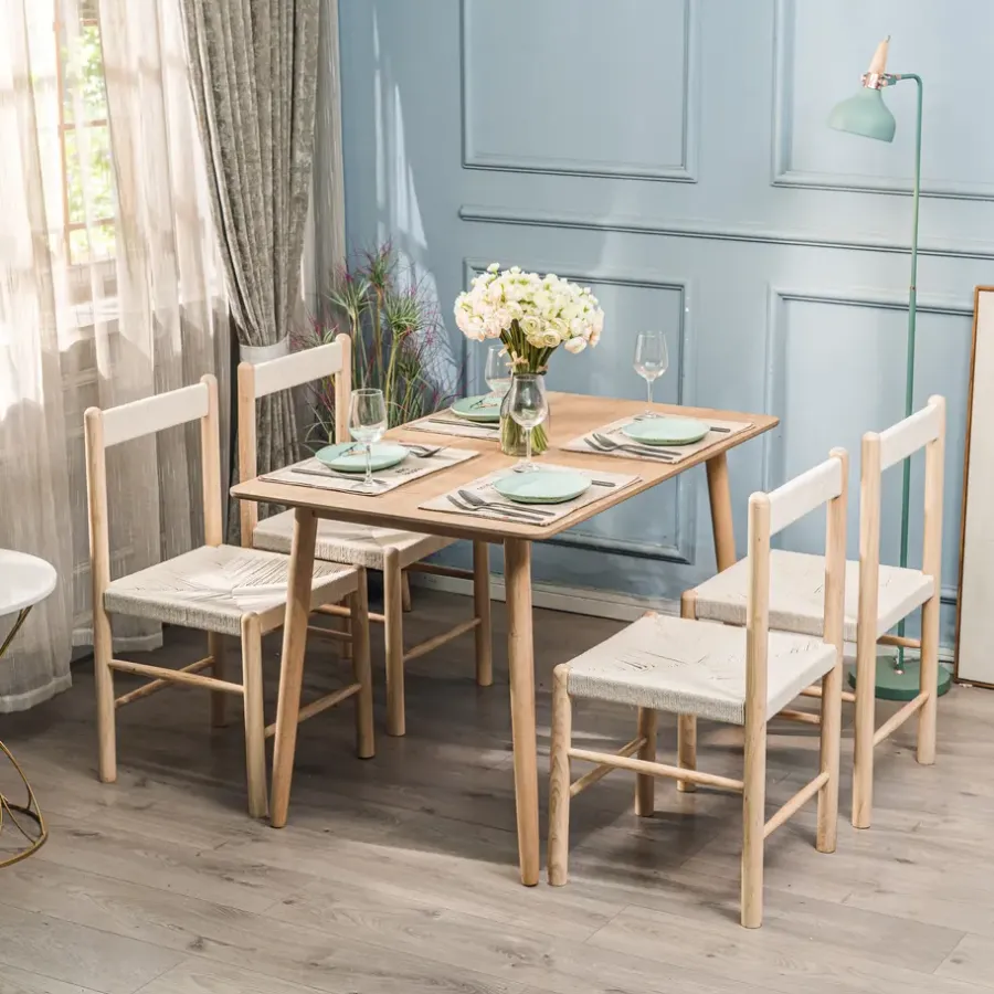 Nordlys Eettafel voor 4 personen van massief grenenhout L120