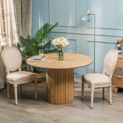 Nordlys Eettafel voor 6 personen van massief grenen D120