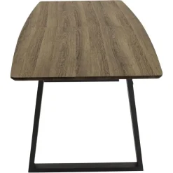 Industriële Eettafels-Fjôrd Eettafel Walnoot Hout Uitschuifbaar - 160x85x75cm - Inca