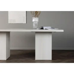 Fjôrd Eettafel Whitewash Hout - 200x90x75cm - Olga