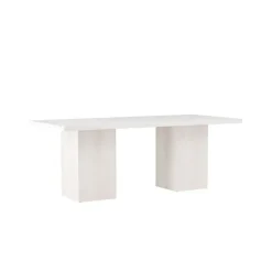 Fjôrd Eettafel Whitewash Hout - 200x90x75cm - Olga
