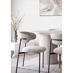 House Nordic Eettafel Zand/Naturel - Deens Ovaal - 220x100x75cm - Solva