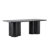 Fjôrd Eettafel Zwart 210cm - Fineer - 6-8 Personen - Tafel Olivia