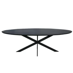 StarFurn Eettafel Zwart Hout - 240x110x76cm - Ferris