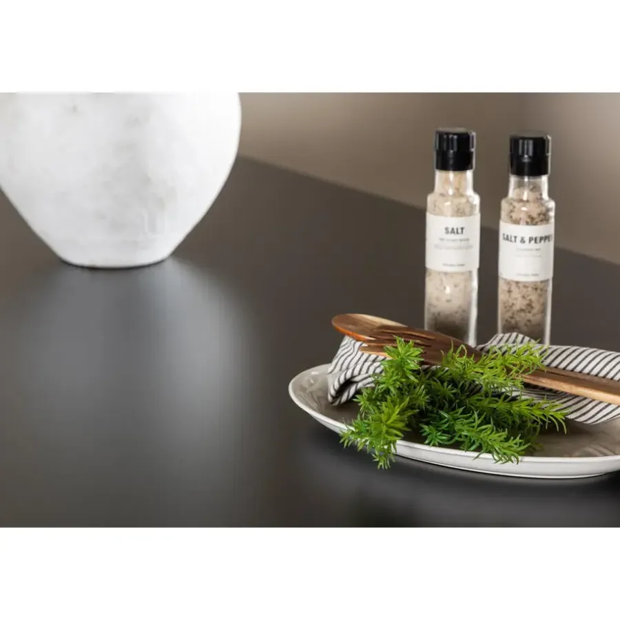 Fjôrd Eettafel Zwart Hout - 220x100x75cm - Count
