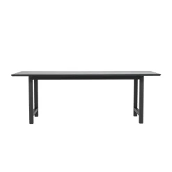 Fjôrd Eettafel Zwart Hout - 220x100x75cm - Count