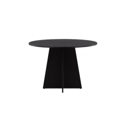 Fjôrd Eettafel Zwart Hout - 110x110x75cm - Bootcut