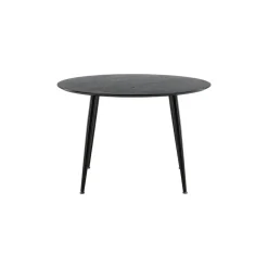Fjôrd Eettafel Zwart Hout - 115x115x75cm - Dipp