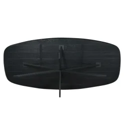 StarFurn Eettafel Zwart Hout - 200x100x76cm - Ferris
