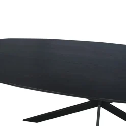 StarFurn Eettafel Zwart Hout - 200x100x76cm - Ferris