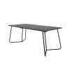 Fjôrd Eettafel Zwart Hout - 190x90x75cm - Petra