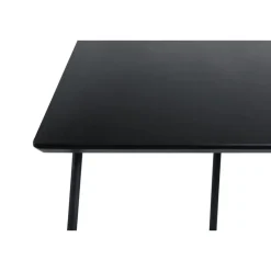 Fjôrd Eettafel Zwart Hout - 190x90x75cm - Petra