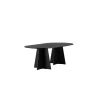 Fjôrd Eettafel Zwart Hout - 230x115x76cm - Bootcut