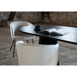 Fjôrd Eettafel Zwart Hout - 230x115x76cm - Bootcut