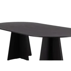 Fjôrd Eettafel Zwart Hout - 230x115x76cm - Bootcut