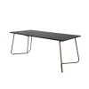 Fjôrd Eettafel Zwart Hout - 190x90x75cm - Petra Distressed