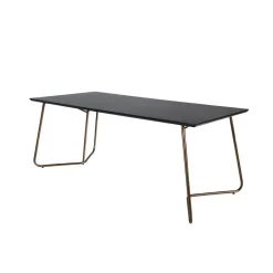 Fjôrd Eettafel Zwart Hout - 190x90x75cm - Petra Distressed